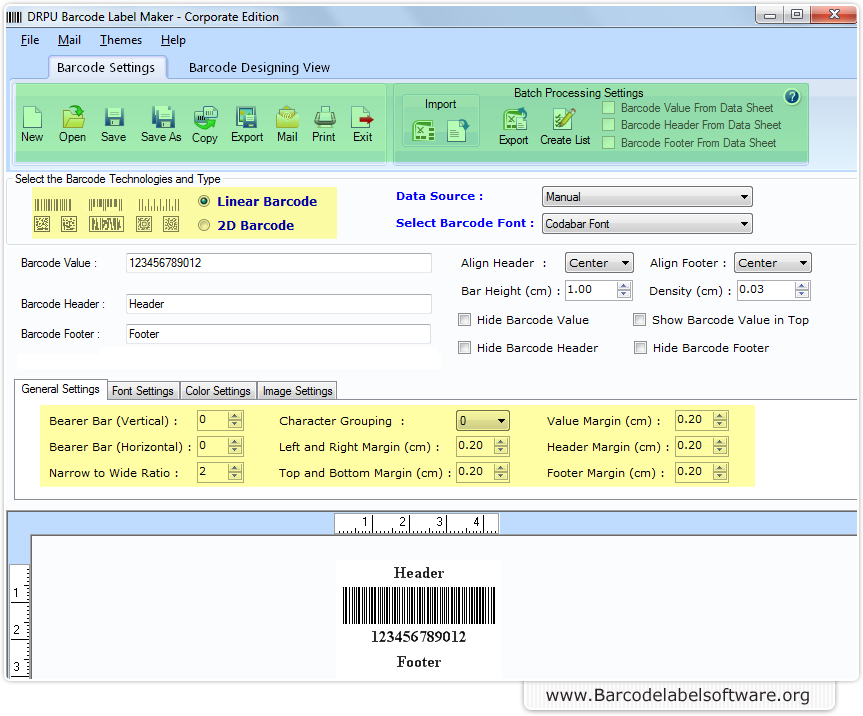 Barcode Label Creator Software – Corporate