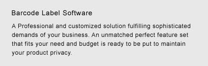 Barcode Label Software