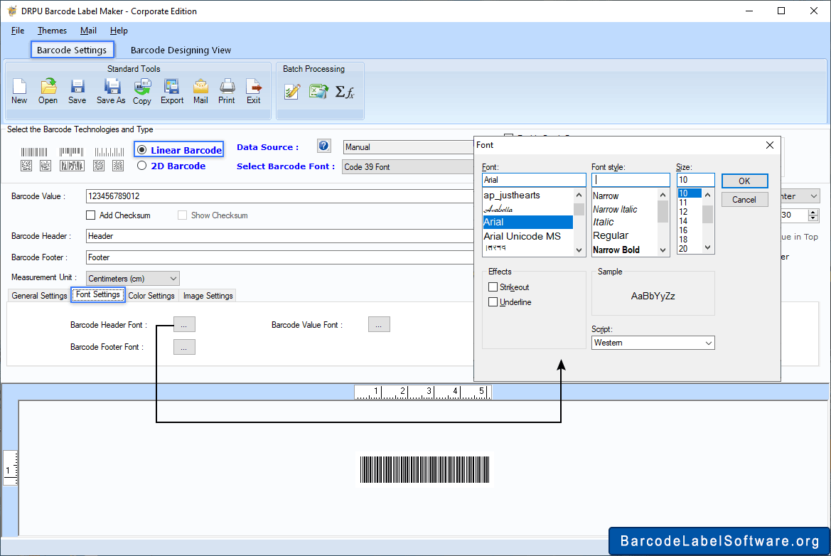 Barcode Label Creator Software – Corporate