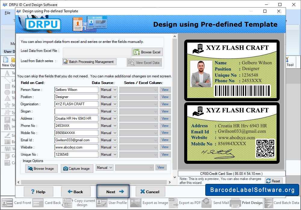 Fill User Profile Information